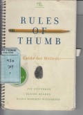 Rules of Thumb: Guide for Writers