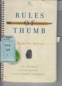 Rules of Thumb: Guide for Writers