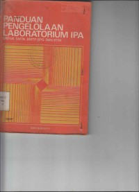 Panduan Pengelolaan Laboratorium IPA
