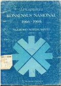 Tercapainya Konsensus Nasional 1966-1969