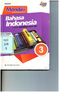 Bahasa Indonesia untuk SMA/MA Kelas XII