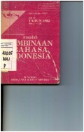 Majalah Pembinaan Bahasa Indonesia