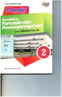 Mandiri Pendidikan Pancasila dan Kewarganegaraan untuk SMA/MA Kelas XI