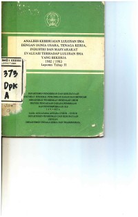 Analisis Kesesuain Lulusan SMA Dengan Dunia Usaha, Tenaga Kerja, Industri dan Masyarakata