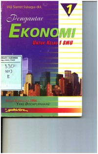 Pengantar Ekonomi Untuk Kelas 1 SMU