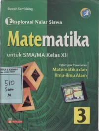 Matematika untuk SMA/MA Kelas XII