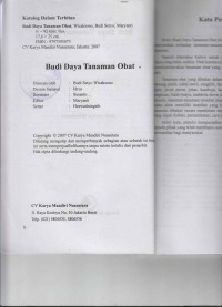 Budidaya Tanaman Obat