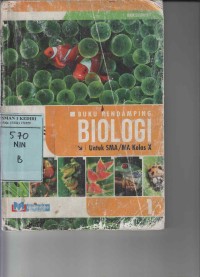 Buku Pendamping Biologi untuk SMA/MA Kelas X