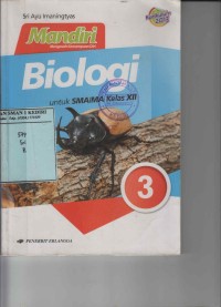 Biologi untuk SMA/MA Kelas XII