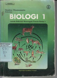 Biologi 1 untuk Sekolah Menengah Umum Kelas 1