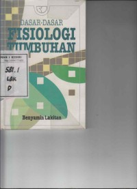 Dasar-dasar Fisiologi Tumbuhan