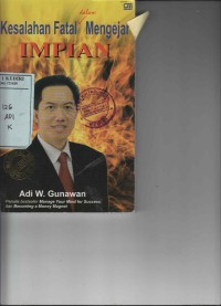 Kesalahan Fatal dalam Mengajar Impian