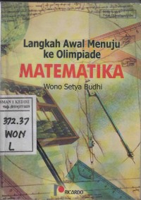 Langkah Awal Menuju ke Olimpiade MATEMATIKA