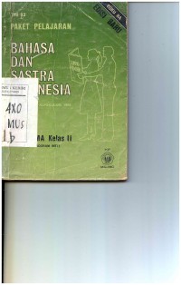 Bahasa dan Sastra Indonesia SMA Kelas II