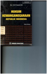 Hukum Kewarganegaraan Republik Indonesia