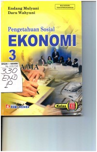 Pengetahuan Sosial Ekonomi 3 SMA/MA Kelas XII