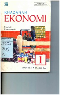 Khazanah Ekonomi 1 untuk Kelas X