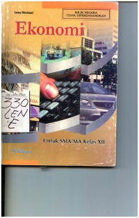 Ekonomi Untuk SMA/MA Kelas XII